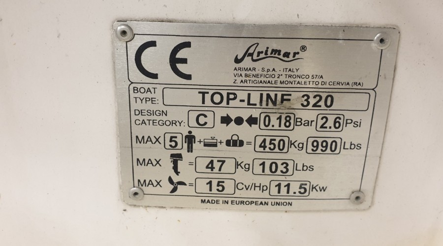 Arimar 320 Topline RIB