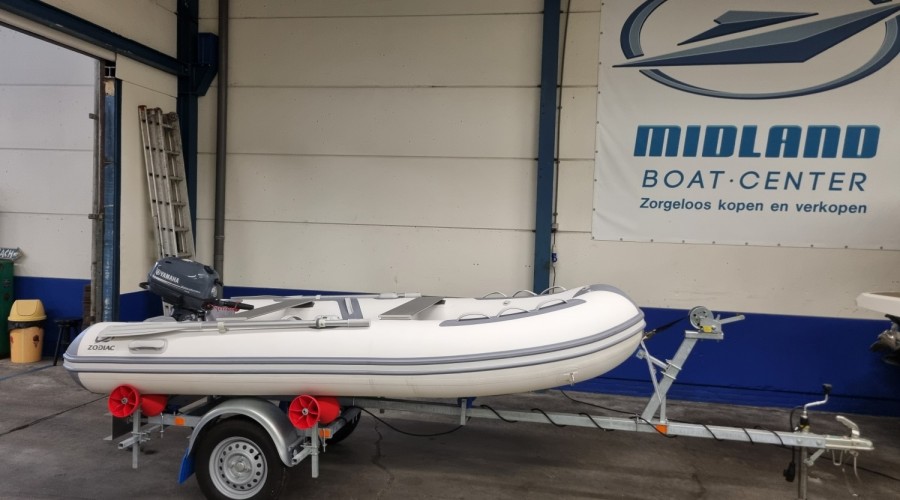 Zodiac Cadet 350ALU met Yamaha F6 en trailer (z&eacute;&eacute;r compleet)